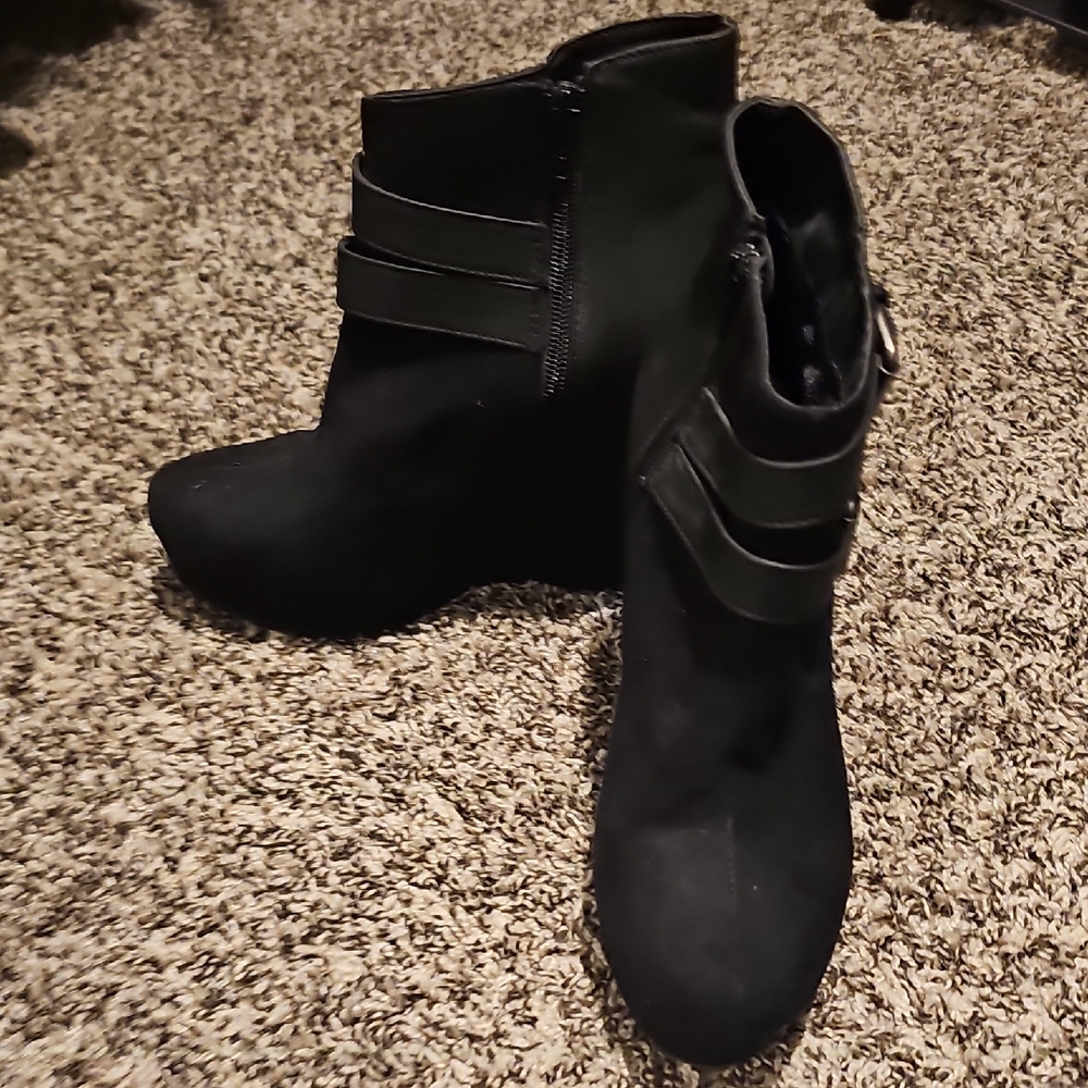 Sleek Black Ankle Booties
